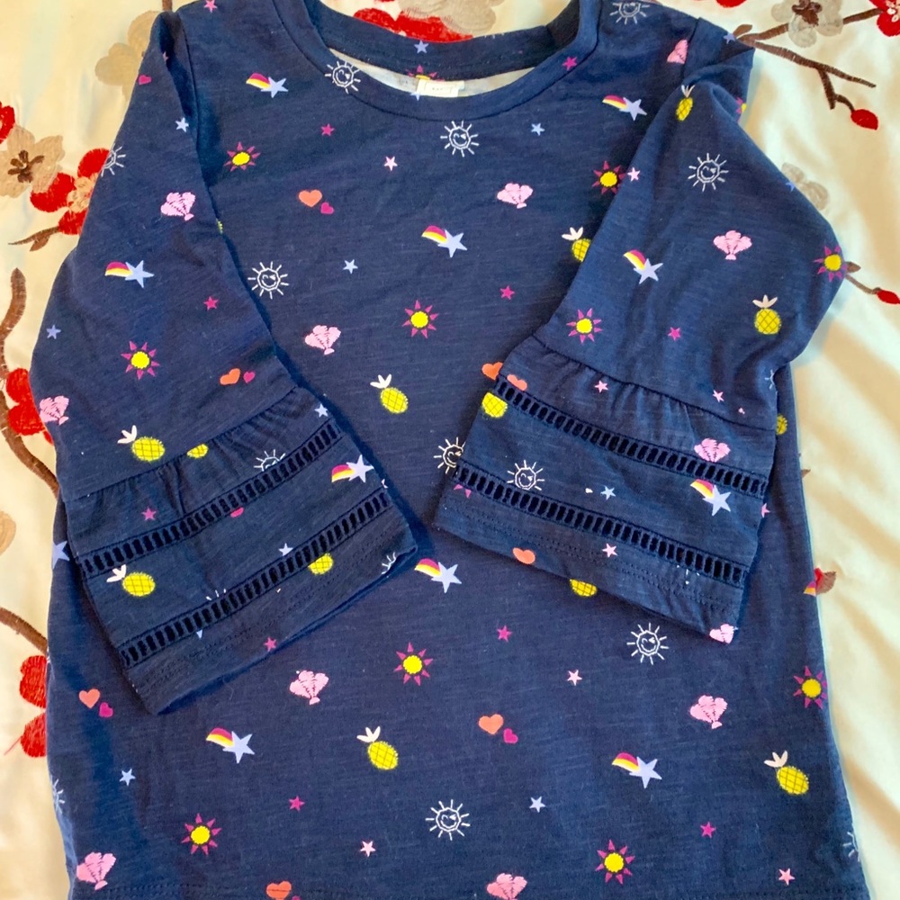 NWOT- Gap Toddler Bell Sleeve Top - Picture 6 of 6